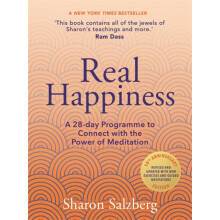 Real Happiness by Sharon Salzberg Paperback Book