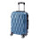 Living And Home 20 Inch Wavy Texture Hard Shell Travel Suitcase, Blue 1