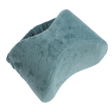 Almohada de espuma viscoelástica verde suave con correa para un sueño cómodo