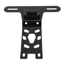 Soporte para luz de matrícula de motocicleta Hunter 350 (2022-2024), color negro
