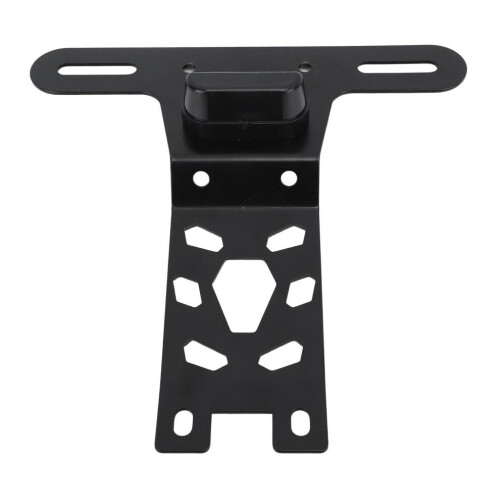 Supporto per luce targa per moto Hunter 350 2022-2024, ferro nero