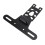 Supporto per luce targa per moto Hunter 350 2022-2024, ferro nero 3