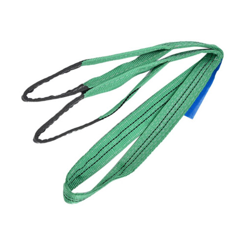 Élingues de levage robustes en polyester 2T, sangle plate verte de 4 m 1