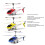 3 Channel Remote Control Helicopter 10m Range, Blue, Electric Toy 4