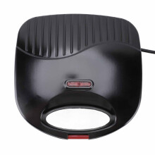 Dubbelzijdig wafelijzer van 750 W, snelle opwarming, 23 cm x 22 cm x 7,5 cm