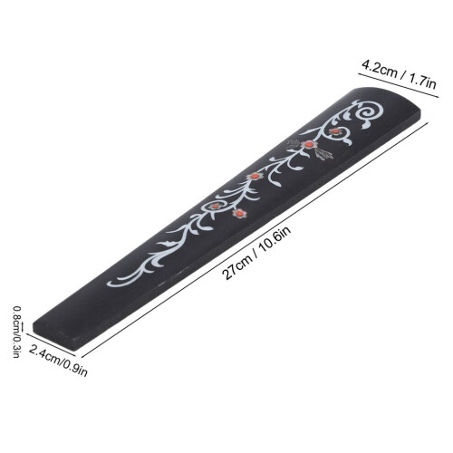 Violin Fingerboard Ebony Wood Replacement Fretboard for Stringed Instruments 1