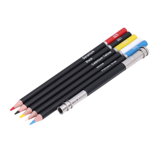 72 Colored Pencils Zipper Case Set - Soft Core, Refill Extender 2