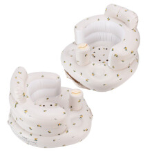 Sofá inflable multifuncional de PVC para bebés (57 x 48 x 35 cm) para aprender y comer.