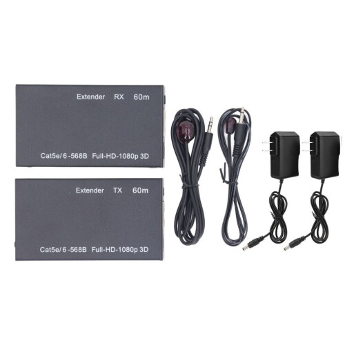 Extensor HD de 65,6 yardas de aleación de aluminio 1080P Plug & Play 1