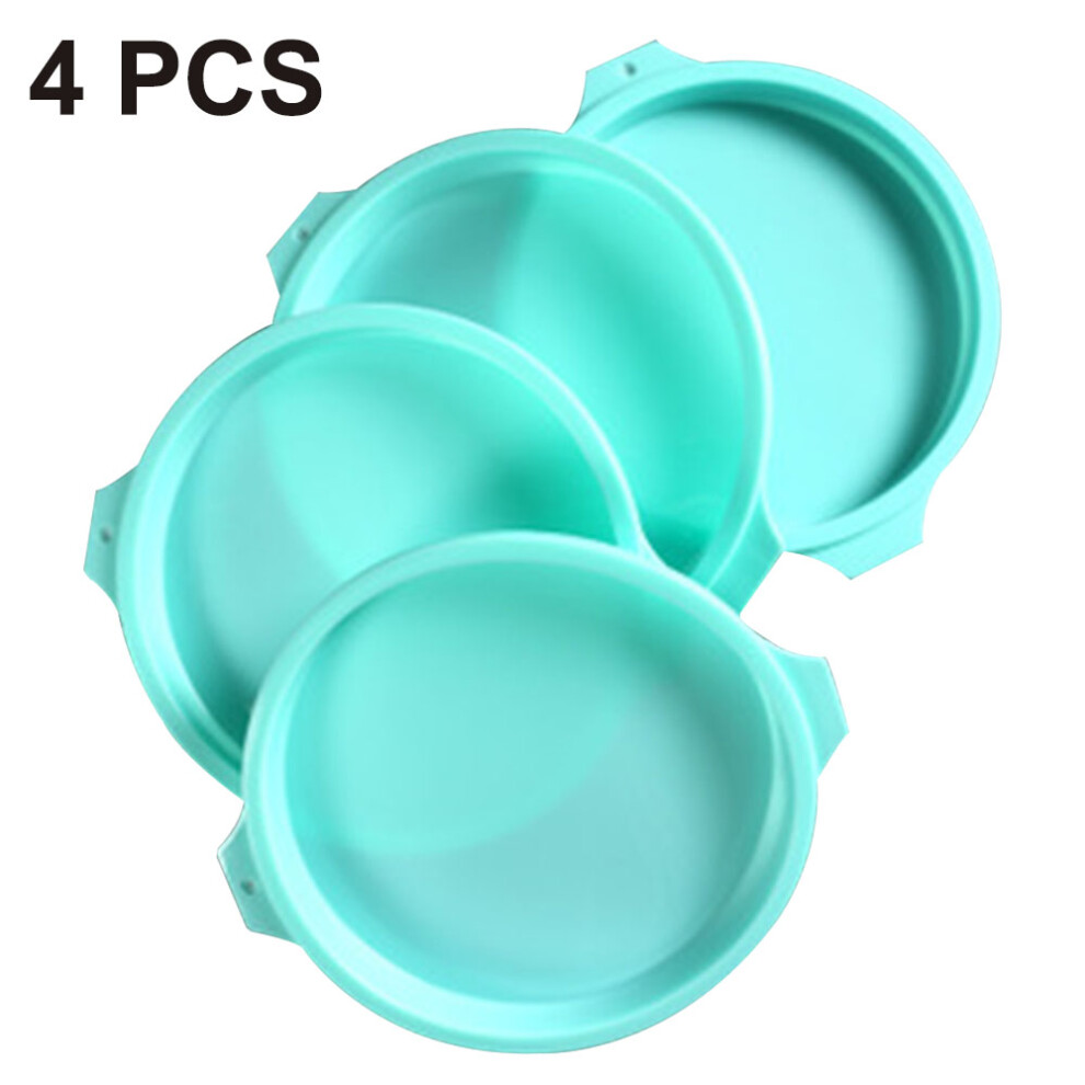 Safe Food Grade Material Silicone Round Cake Mold, Ideal For Beginners, Non-Stick Cake Mold, Easy To Clean, Temperature Resistant To -40F 9155353282380