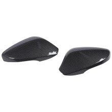 Elegantes cubiertas de espejos laterales con apariencia de fibra de carbono para Elantra