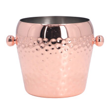Elegante cubitera isotérmica de acero inoxidable resistente para cócteles y vino (1000 ml).