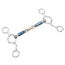 Paardenbit van roestvrij staal, 125 mm, 257 g, 22 x 13,5 cm