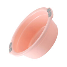 Vasca da bagno resistente color rosa pesca con doppie maniglie - Home Essential