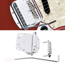 Gitaar vibrato brug staartstuk set voor Mustang, metaal, 10,2x8,7cm