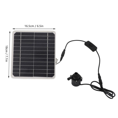 Pompa solare versatile da 50 W con serbatoio per uso diurno e notturno 1