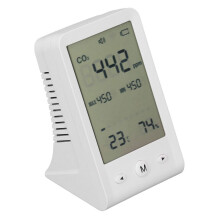 Zeer nauwkeurige CO2-monitor met alarm, thermometer en hygrometer.