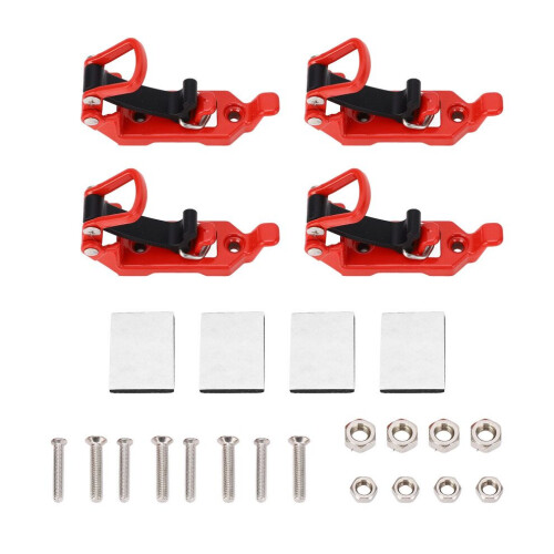 Robuuste dakdrager van zinklegering met schepbevestiging, rood, 596 g 1