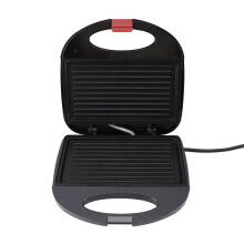 Pressa elettrica per panini antiaderente a doppia faccia da 750 W, 22x23 cm