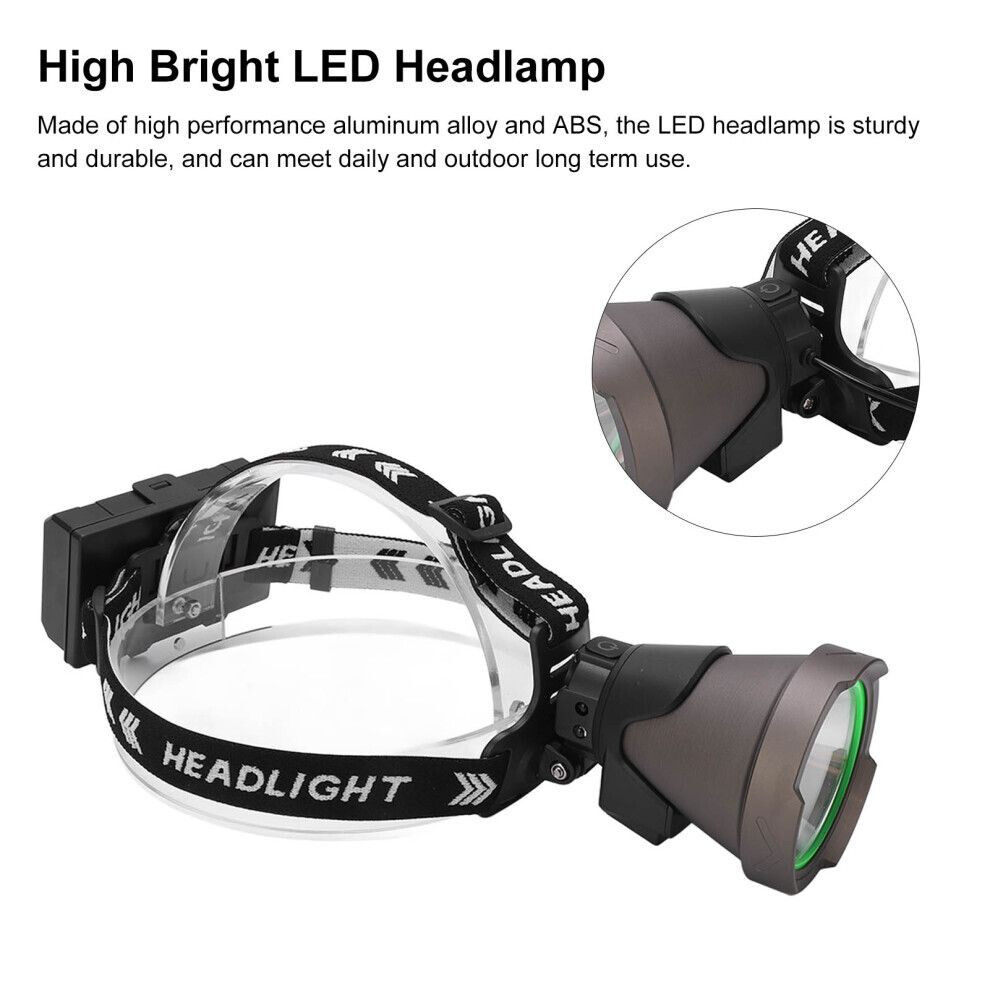Lampe Frontale LED Rechargeable - Mains Libres, 4 Modes D'éclairage, étanche - Pour Randonnée, Escalade, Pêche, Camping - 8