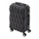 Living And Home 20 Inch Wavy Texture Hard Shell Travel Suitcase, Black 1