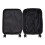 Living And Home 20 Inch Wavy Texture Hard Shell Travel Suitcase, Black 3
