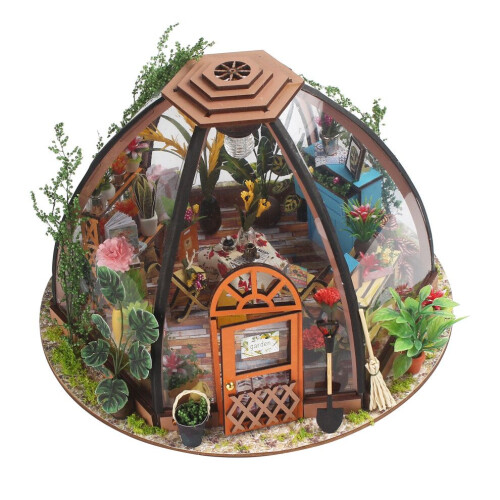 DIY Flower Room Model HandMade Wooden Creativity 2