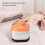 Mini White Orange Heat Transfer Machine 3 Modes, Auto Shut Off, 220V 4