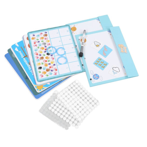 Libro silenzioso educativo sensoriale per bambini