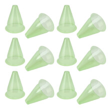 12 stuks transparante plastic plantenhoezen/koepels ter bescherming tegen vorst en vogels.