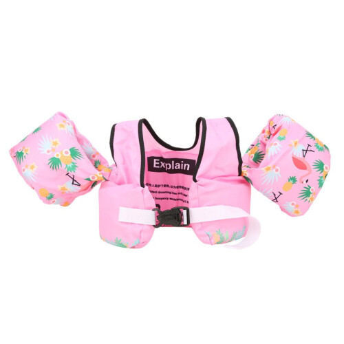 Barnens badväst rosa för 2-6 år, 10-25 kg 1