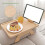 Sturdy Pinewood Sofa Armrest Tray, Adjustable & Foldable, Rotating Bracket 4