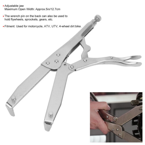 Steel Clutch Holding Tool for Motorcycle ATV UTV 5in Open Width 2