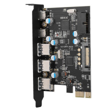 Scheda di espansione PCIE da tipo C a PCIE a 5 porte multifunzionale PCB