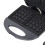 750W Large Alloy Waffle Maker Breakfast Machine EU Plug 220V 4