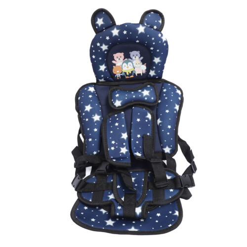 Toddler Car Seat Insert Bear Pattern, Adjustable Straps, Portable Infant Liners