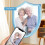 Babyphone caméra avec communication bidirectionnelle, télécommande 360 et écran HD 4
