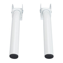 2 set med justerbart J-fäste i rostfritt stål för väggtak och Starlink V2-banor