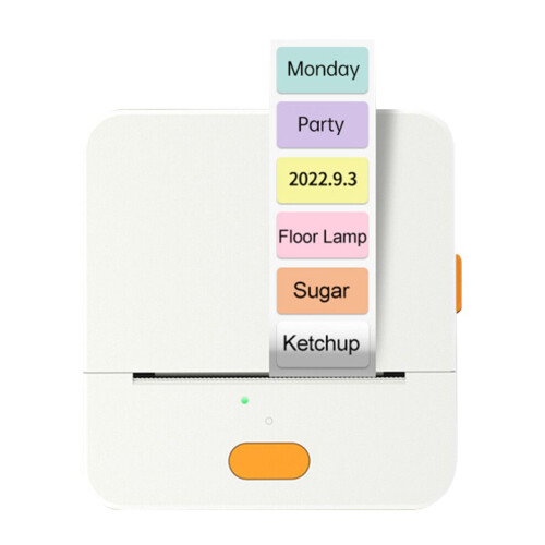 P1 57mm Pocket Thermal Label Maker with Wireless BT, 203dpi