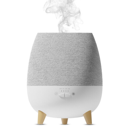Diffuseur d'huiles essentielles avec télécommande 300 ml, 16,7 x 13,8 x 13,8 cm, blanc 2