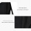 Ergonomic Foot Rest Under Desk Cushion 40*20*10cm Black Soft Support 1