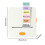P1 57mm Pocket Thermal Label Maker with Wireless BT, 203dpi 2