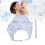 Almohada de lactancia de algodón suave ajustable gris para mamá y bebé 1