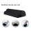 Ergonomic Foot Rest Under Desk Cushion 40*20*10cm Black Soft Support 4