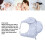 Almohada de lactancia de algodón suave ajustable gris para mamá y bebé 3