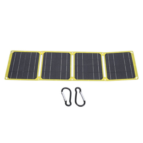40W Foldable Solar Panel ETFE Waterproof, USB-C, DC Camping Charger 2
