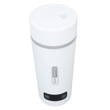 Hervidor eléctrico portátil de 350 ml, 4 ajustes de temperatura, acero inoxidable, enchufe europeo