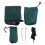 Auvent de camping multifonctionnel vert 360 x 290 cm, imperméable et léger 3