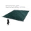 Auvent de camping multifonctionnel vert 360 x 290 cm, imperméable et léger 2