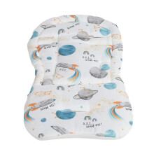Cuscino per passeggino 34x61cm, supporto per schienale seggiolino auto per neonati, imbottitura in cotone